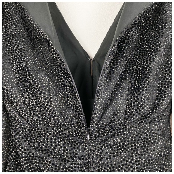 ASTR The Label‎ Label Florence Top in Black Velvet Dot Size XS - Picture 9 of 11